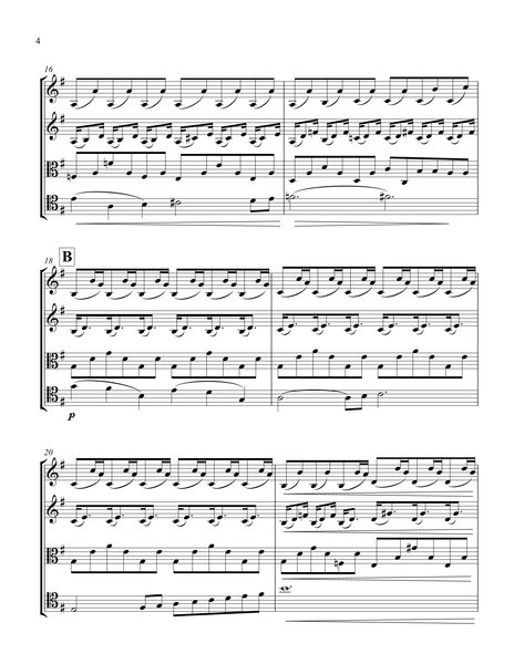 Camille Saint-Saëns: The Swan from The Carnival of the Animals – Arrangement for String Quartet by Peter Breiner (PB111)