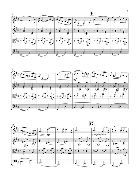 Gabriel Fauré: Berceuse, Op. 16 – Arrangement for String Quartet by Peter Breiner (PB112)