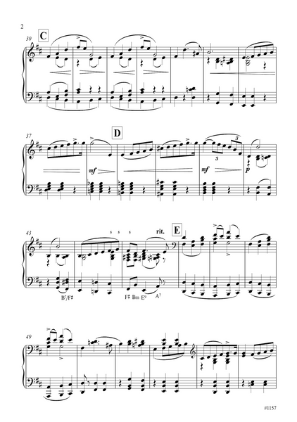 Pyotr Ilyich Tchaikovsky: Excerpt from the 2nd Movement of Piano Concerto No 2 Op. 44 (arranged for piano by Peter Breiner) (PB209)