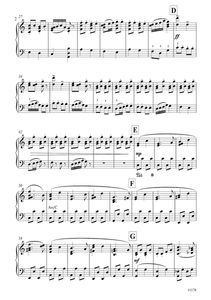 Pyotr Ilyich Tchaikovsky: Finale, 4th movt. of Serenade op 48 (arranged for piano by Peter Breiner) (PB190)