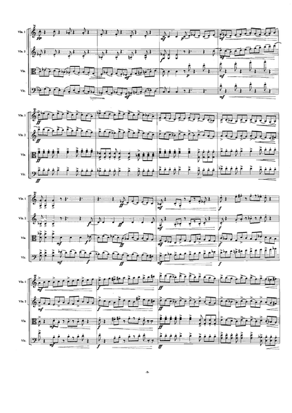 John Ramsay: String Quartets 1-4 - score