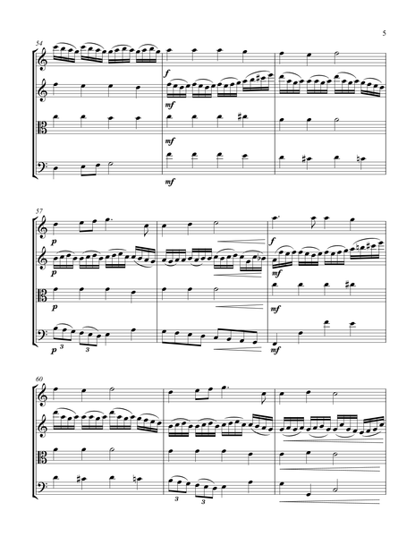 Hark! The Herald Angels Sing – Arrangement for String Quartet by Peter Breiner (PB078)