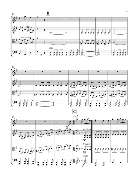 We Wish You a Merry Christmas – Arrangement for String Quartet by Peter Breiner (PB079)