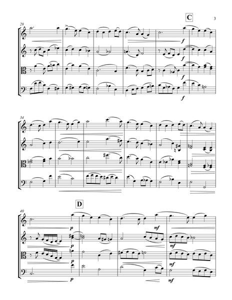 Auld Lang Syne – Arrangement for String Quartet by Peter Breiner (PB080)