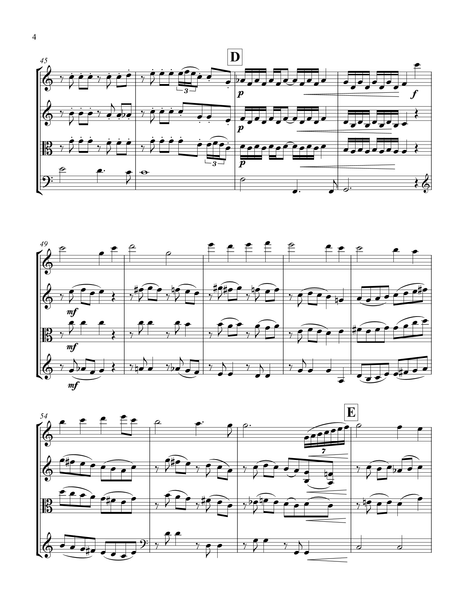 O Come All Ye Faithful – Arrangement for String Quartet by Peter Breiner (PB083)