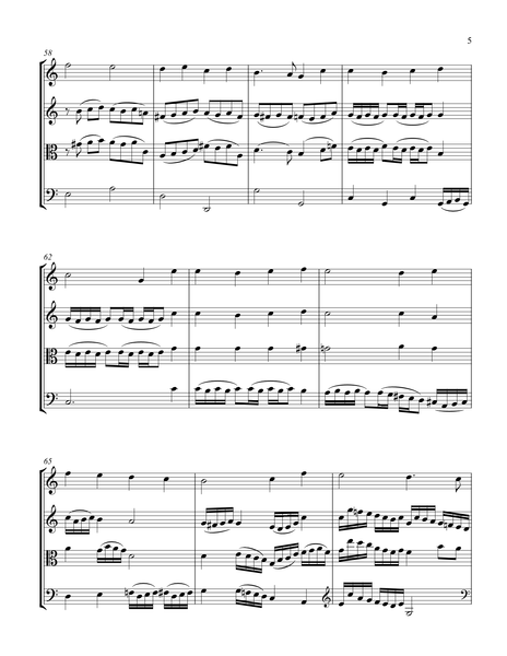 O Come All Ye Faithful – Arrangement for String Quartet by Peter Breiner (PB083)