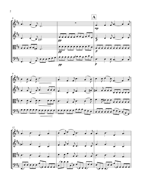 O Holy Night – Arrangement for String Quartet by Peter Breiner (PB093)