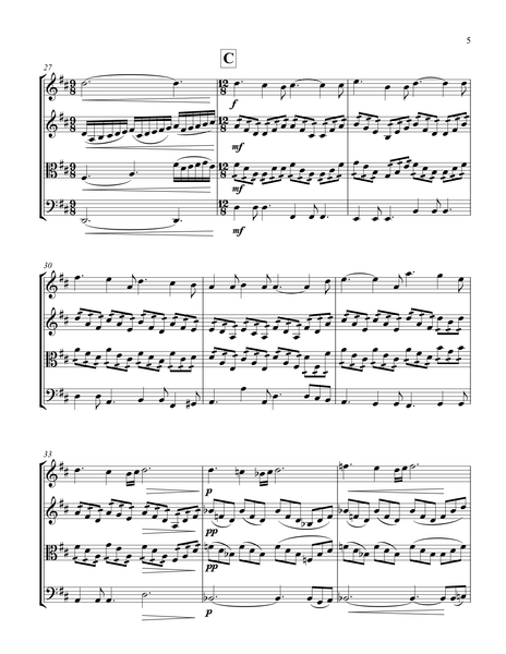 O Holy Night – Arrangement for String Quartet by Peter Breiner (PB093)