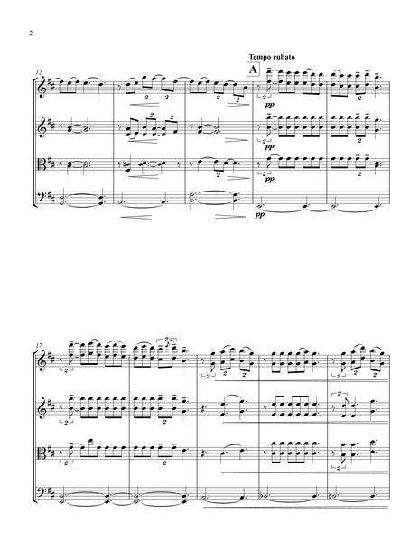 Claude Debussy: Clair de Lune – Arrangement for String Quartet by Peter Breiner (PB095)