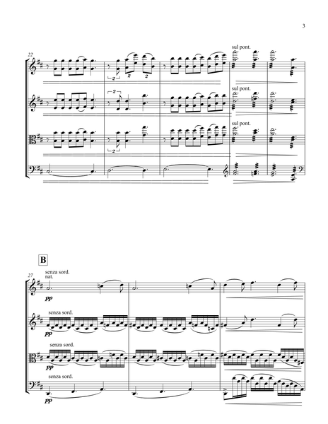 Claude Debussy: Clair de Lune – Arrangement for String Quartet by Peter Breiner (PB095)