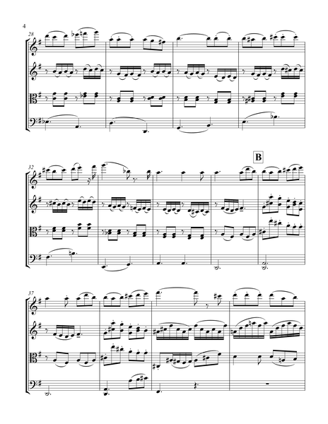 Léo Delibes: Flower Duet from Lakme – Arrangement for String Quartet by Peter Breiner (PB097)