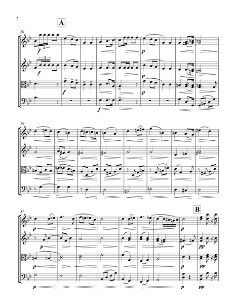 Richard Wagner: Wedding March from Lohengrin – Arrangement for String Quartet by Peter Breiner (PB105)