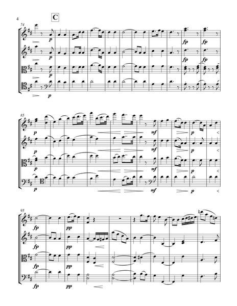 Richard Wagner: Wedding March from Lohengrin – Arrangement for String Quartet by Peter Breiner (PB105)