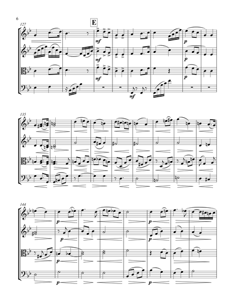 Richard Wagner: Wedding March from Lohengrin – Arrangement for String Quartet by Peter Breiner (PB105)