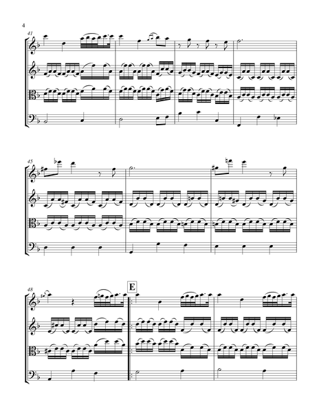 Christoph Willibald Gluck: Dance of the Blessed Spirits – Arrangement for String Quartet by Peter Breiner (PB109)