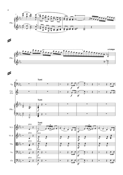 Beethoven, Luwig van: Piano Concerto No. 5 in E-flat, Op. 73 (arr. for String Quintet & Wind Quintet) (AEGC19)