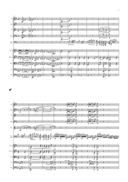 Dvorak, Antomin: Cello Concerto, Op. 104 (arr. for String Quintet & Wind Quintet) (AEGC20)