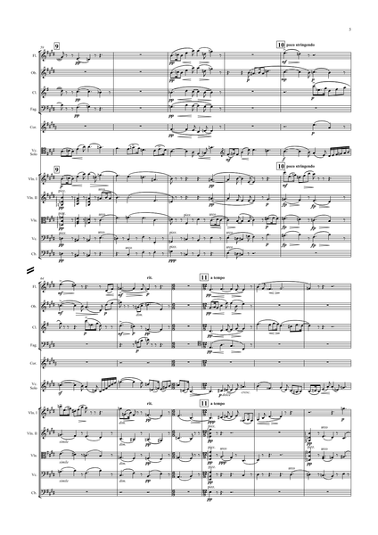 Elgar, Edward: Cello Concerto, Op. 85 (arr. for String Quintet & Wind Quintet) (AEGC21)