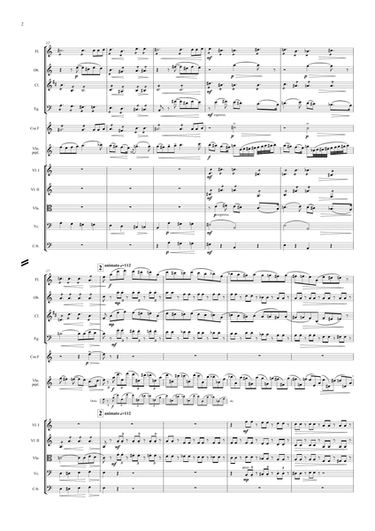 Glazunov, Alexander: Violin Concerto in A major, Op. 82 (arr. for String Quintet & Wind Quintet) (AEGC6)