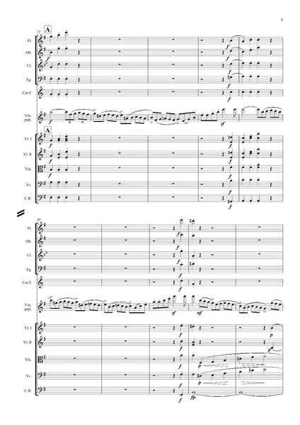 Mendelssohn, Felix: Violin Concerto in E minor, Op. 64 (arr. for String Quintet & Wind Quintet) (AEGC7)