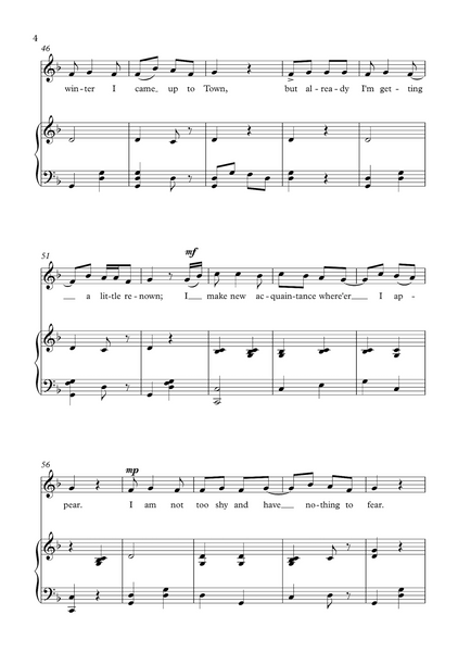 Lydia Kakabadse: As I Sat At The Cafe - for mezzo soprano or alto and piano