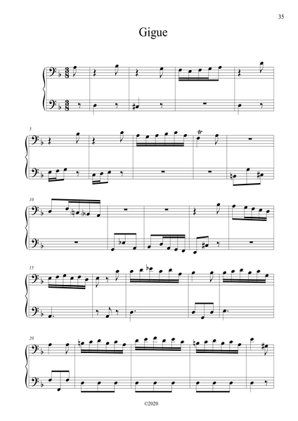 J.S. Bach: Cello Suite No. 2 in D minor, BWV 1008 – arranged for piano by Eleonor Bindman (GPC076)