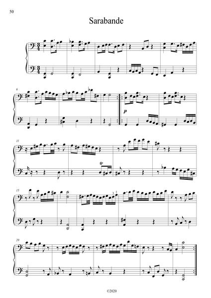 J.S. Bach: Cello Suite No. 3 in C major, BWV 1009 – arranged for piano by Eleonor Bindman (GPC077)