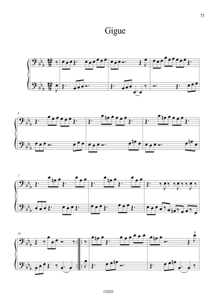 J.S. Bach: Cello Suite No. 4 in E-flat major, BWV 1010 – arranged for piano by Eleonor Bindman (GPC078)