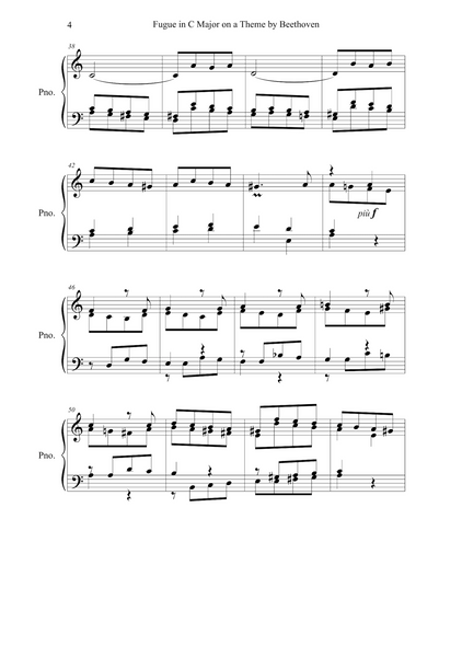 Lars Aksel Bisgaard: Two Fugues for piano