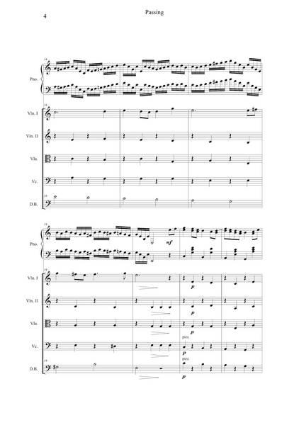 Lars Aksel Bisgaard: Passing – for piano and string orchestra