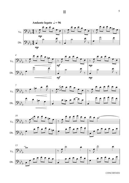 Lydia Kakabadse: Concertato – for cello and double bass