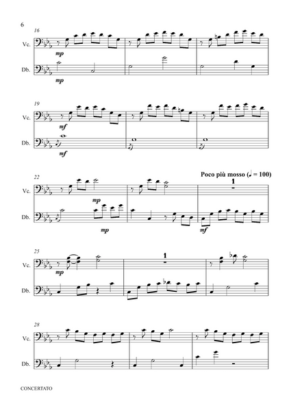 Lydia Kakabadse: Concertato – for cello and double bass