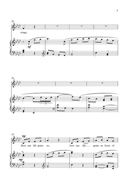 Lydia Kakabadse: Courage - for mezzo soprano or alto and piano