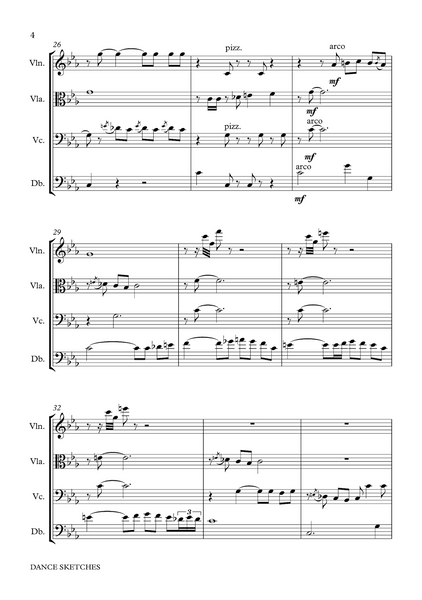 Lydia Kakabadse: Dance Sketches – for string quartet