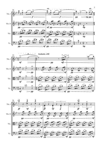 Philip Henderson: PORTRAIT – the Brontë Quartet – String Quartet No. 2 (EDN80028)