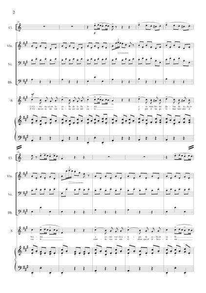 Francisco Asenjo-Barbieri: Canción de Paloma (El barberillo de Lavapiés) – arranged for voices and ensemble by Santi Escura (NXP118)