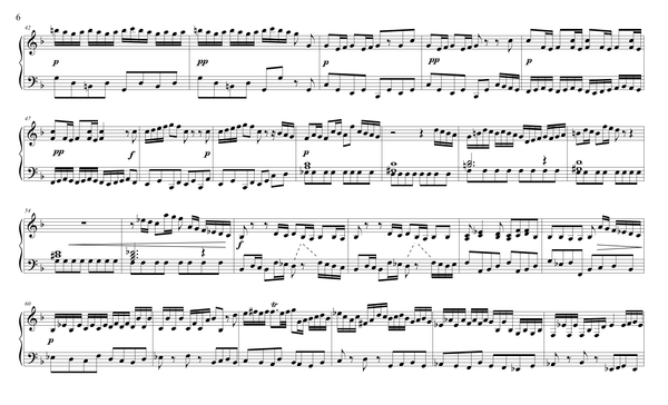 J.S. Bach: Brandenburg Concerto No. 2, BWV 1047 – arranged for piano duet by Eleonor Bindman (GPC039)