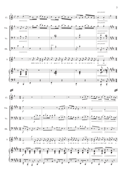 Josep Serrano: Qué te importa que no venga? (Los claveles) – arranged for voices and ensemble by Santi Escura (NXP120)