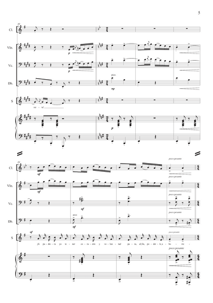 Josep Serrano: Qué te importa que no venga? (Los claveles) – arranged for voices and ensemble by Santi Escura (NXP120)