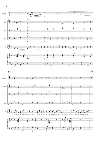 Josep Serrano: Canción de Marinela (La canción del olvido) – arranged for voices and ensemble by Santi Escura (NXP121)