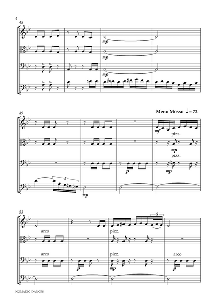 Lydia Kakabadse: Nomadic Dances – for "alternative" string quartet