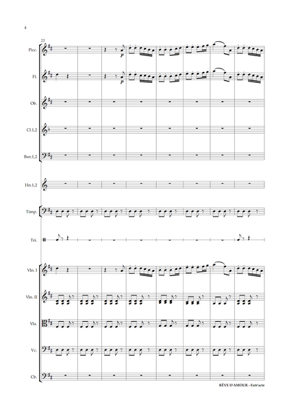 Daniel François Esprit Auber: Rêve d'Amour – Act III: Entr'acte (arr. Dario Salvi) (NXP146)