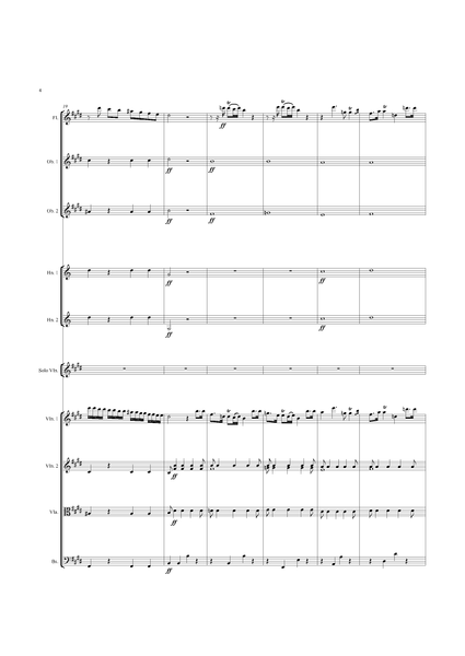 Rodolphe Kreutzer: Violin Concerto No. 14 in E Major – full score (NXP014)