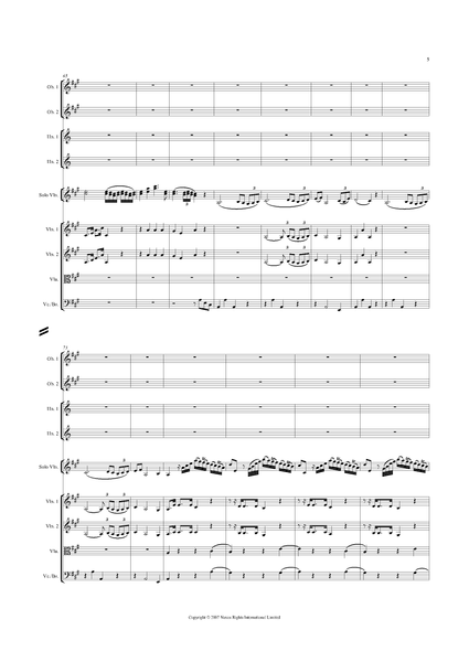 Rodolphe Kreutzer: Violin Concerto No. 2 in A major – full score (NXP019)