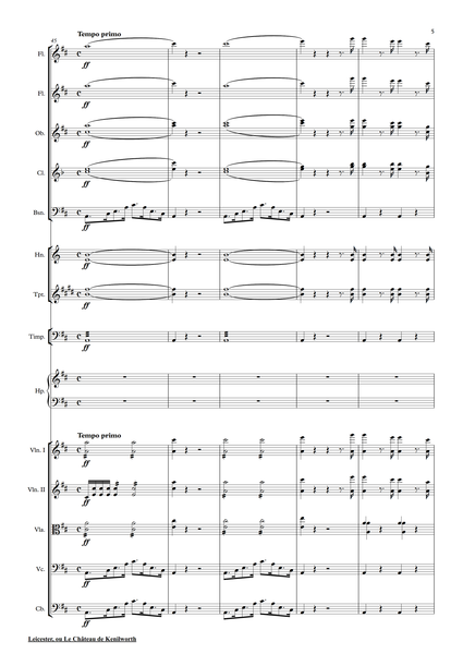 Daniel François Esprit Auber: Leicester, ou Le Château de Kenilworth - Overture (NXP033)