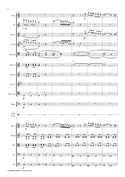 Daniel François Esprit Auber: La Barcarolle – Act II: Entr'acte (NXP138)