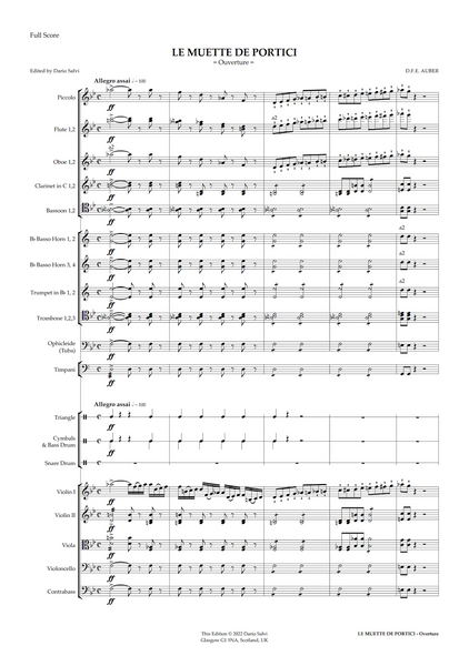 Daniel François Esprit Auber: La muette de Portici – Overture (NXP145)