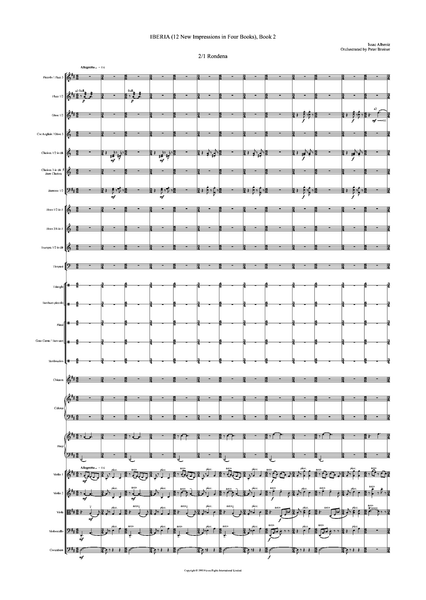 Isaac Albéniz: Iberia (Book II) – arranged by Peter Breiner (PB002)