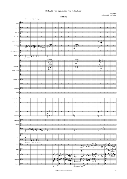 Isaac Albéniz: Iberia (Book IV) – arranged by Peter Breiner (PB004)