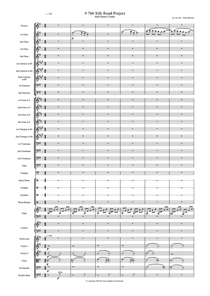 Peter Breiner: Songs and Dances from the Silk Road: Half Moon Climbs (PB056)